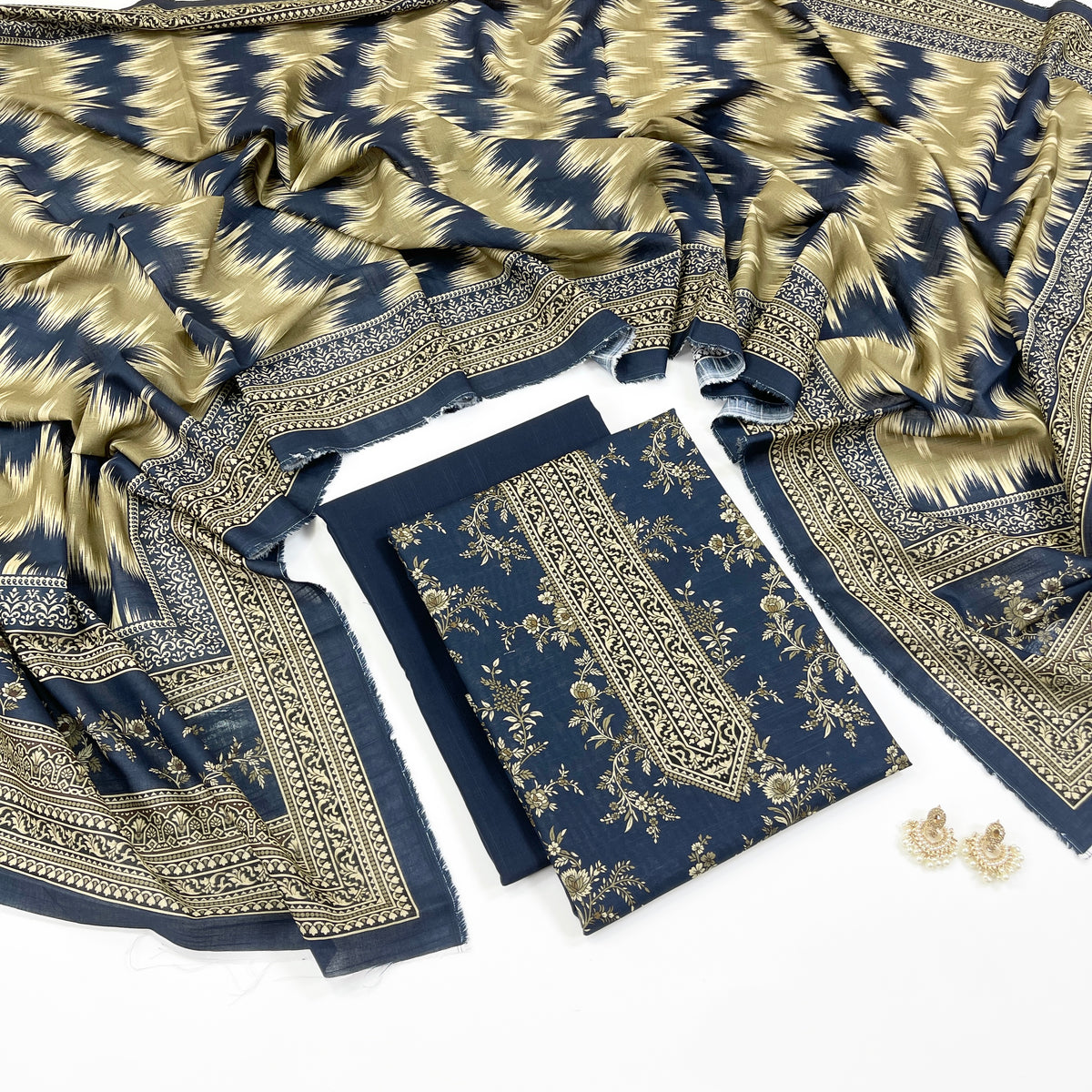 Rijja By Murashe Digital Printed Khaddar 3PC