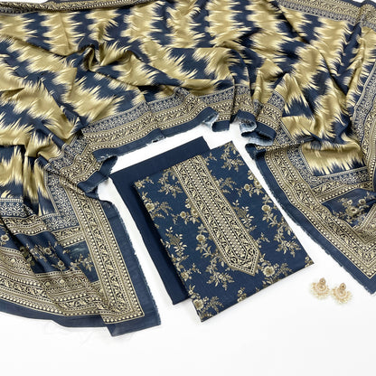 Rijja By Murashe Digital Printed Khaddar 3PC