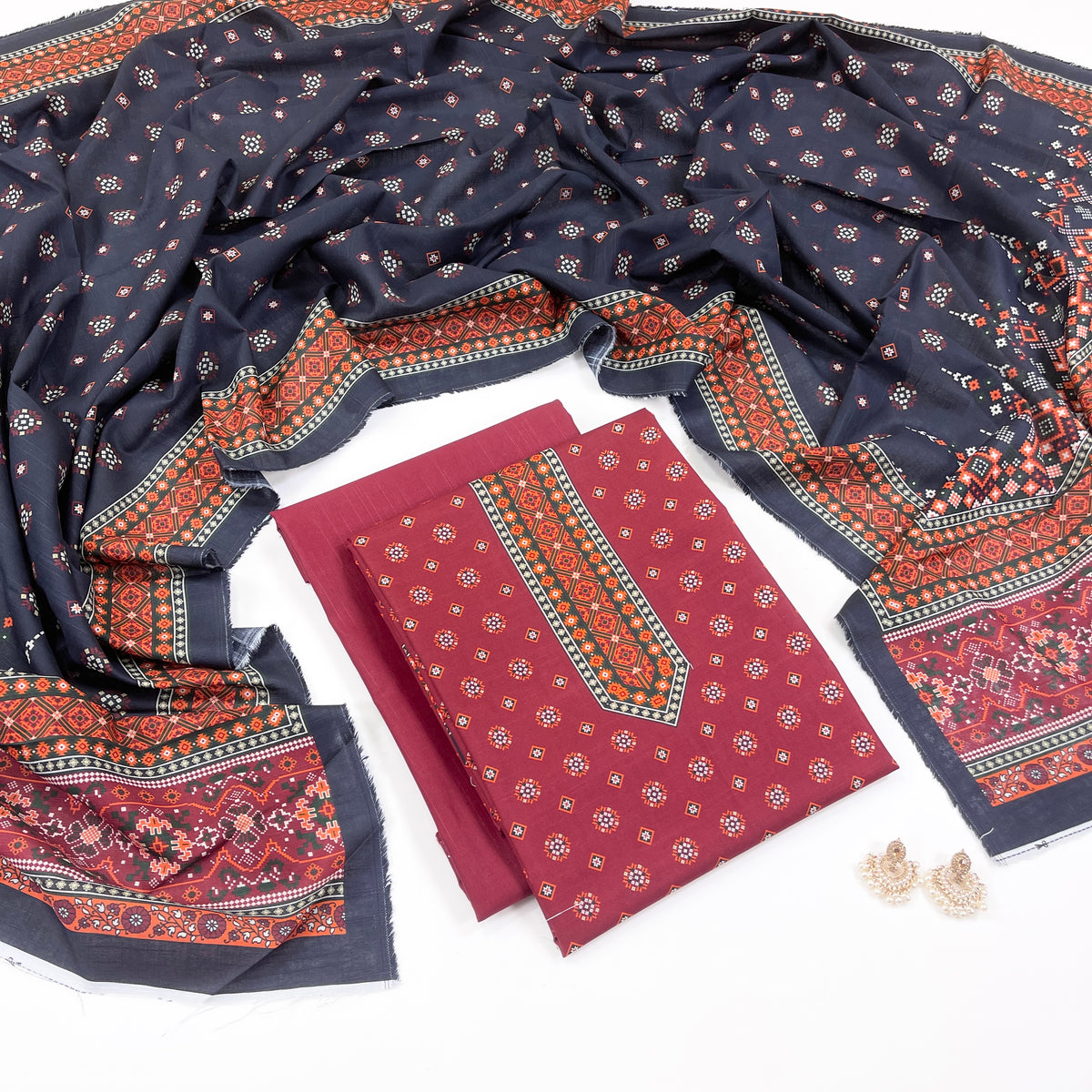 Rijja By Murashe Digital Printed Khaddar 3PC