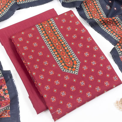Rijja By Murashe Digital Printed Khaddar 3PC