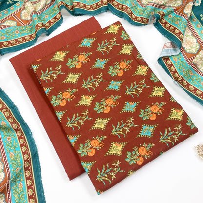 Rijja By Murashe Digital Printed Khaddar 3PC