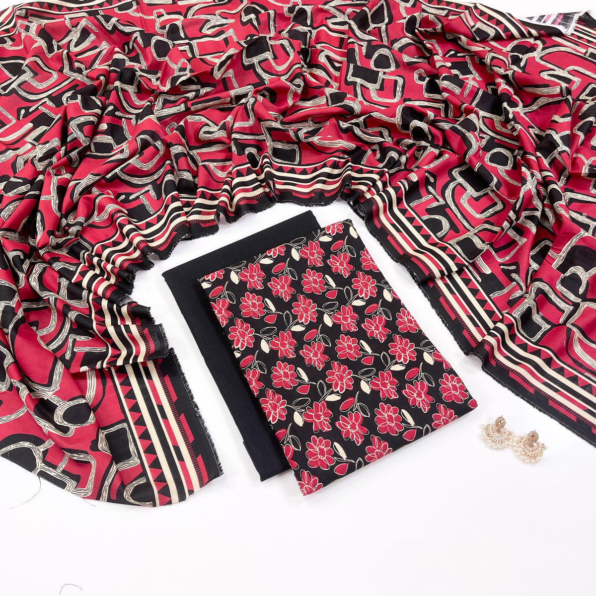 Rijja By Murashe Digital Printed Khaddar 3PC