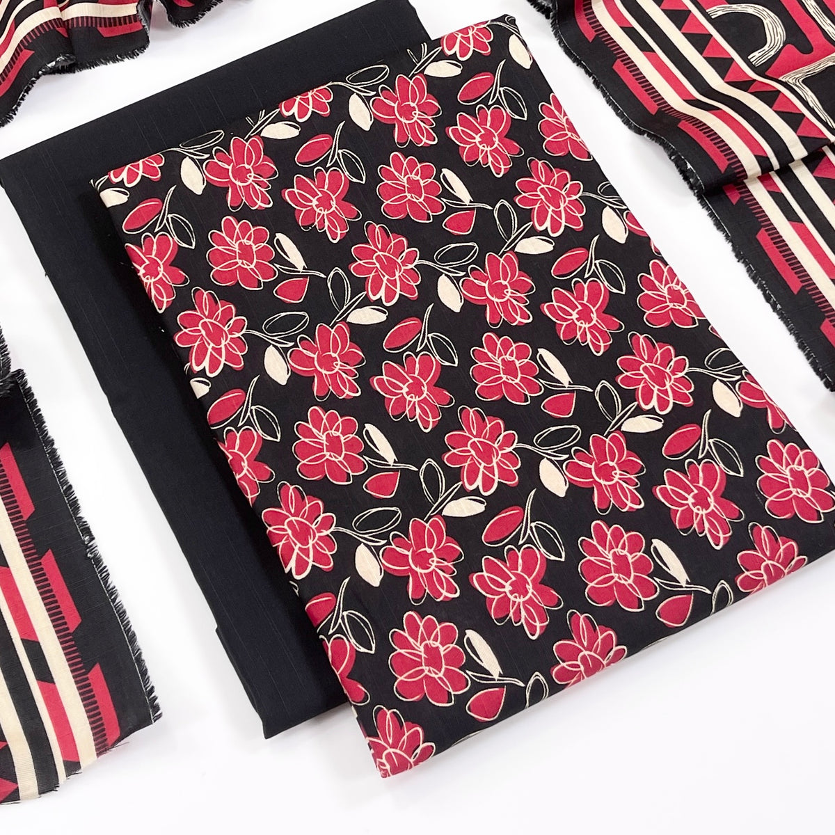 Rijja By Murashe Digital Printed Khaddar 3PC