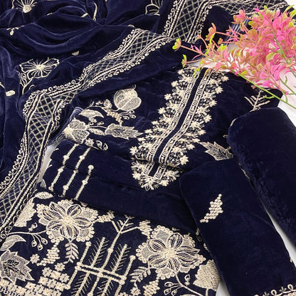 Sana Safinaz Luxury Emb Velvet 3PC