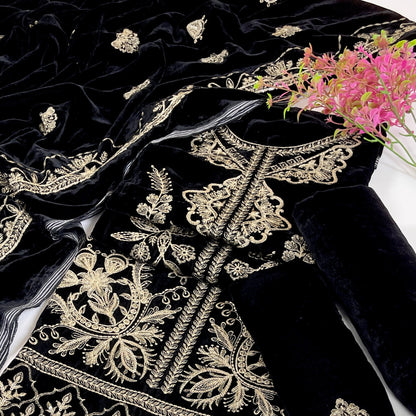 Sana Safinaz Luxury Emb Velvet 3PC