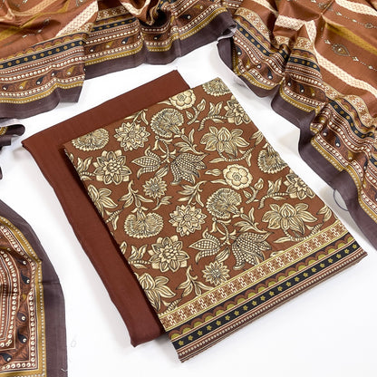 Rijja By Murashe Digital Printed Slub Linen 3PC