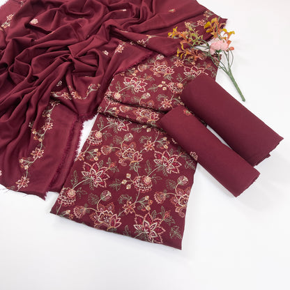 Bareeze Embroidered Karandi 3PC