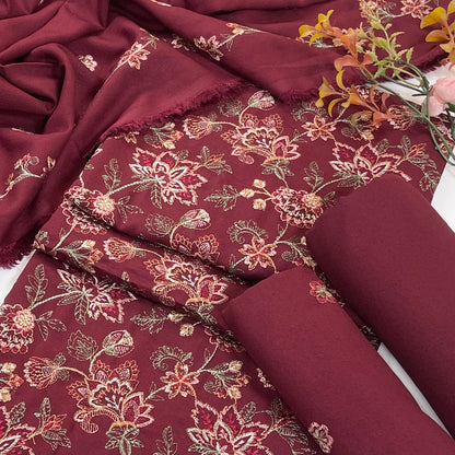 Bareeze Embroidered Karandi 3PC