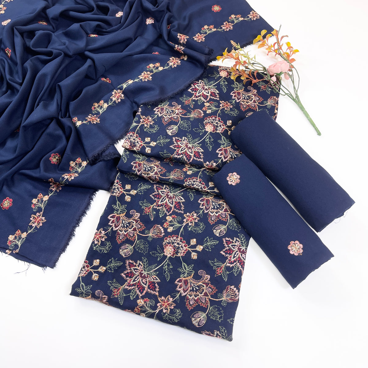 Bareeze Embroidered Karandi 3PC