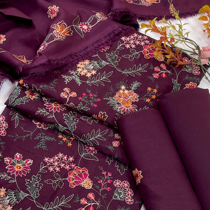 Bareeze Embroidered Karandi 3PC