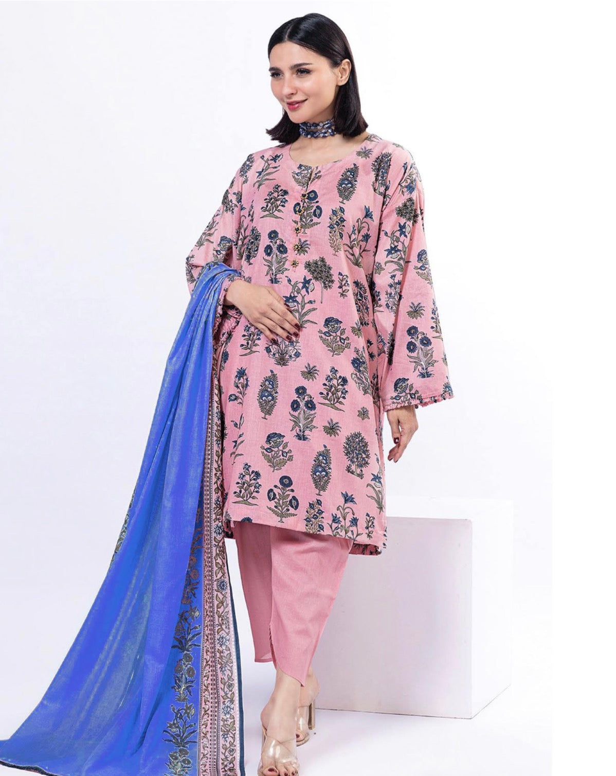 Khaadi Digital Printed Lawn 3PC