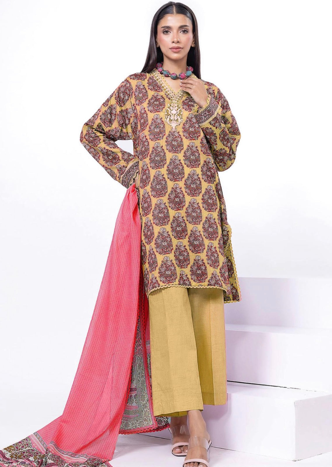 Khaadi Digital Printed Lawn 3PC