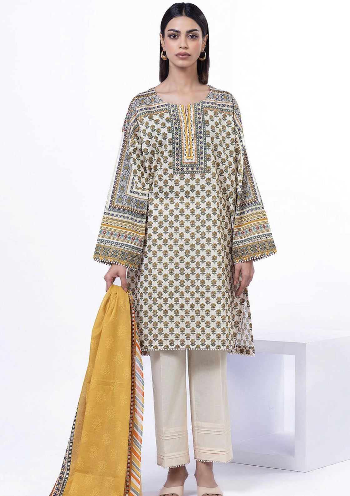 Khaadi Digital Printed Lawn 3PC