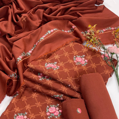 Bareeze Embroidered Karandi 3PC