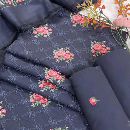Bareeze Embroidered Karandi 3PC