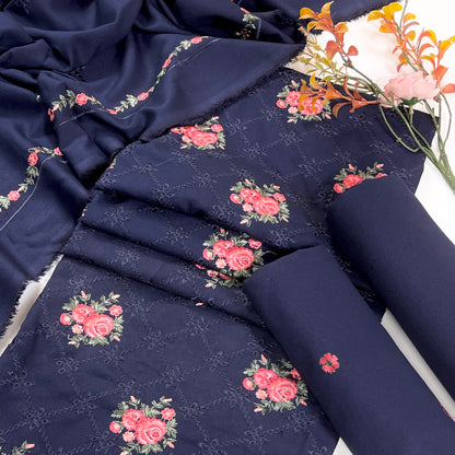 Bareeze Embroidered Karandi 3PC