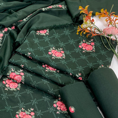 Bareeze Embroidered Karandi 3PC