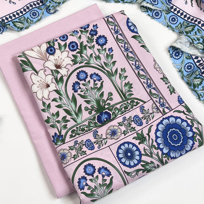 Khaadi Digital Printed Linen 3PC