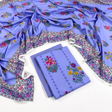 Khaadi Digital Printed Linen 3PC