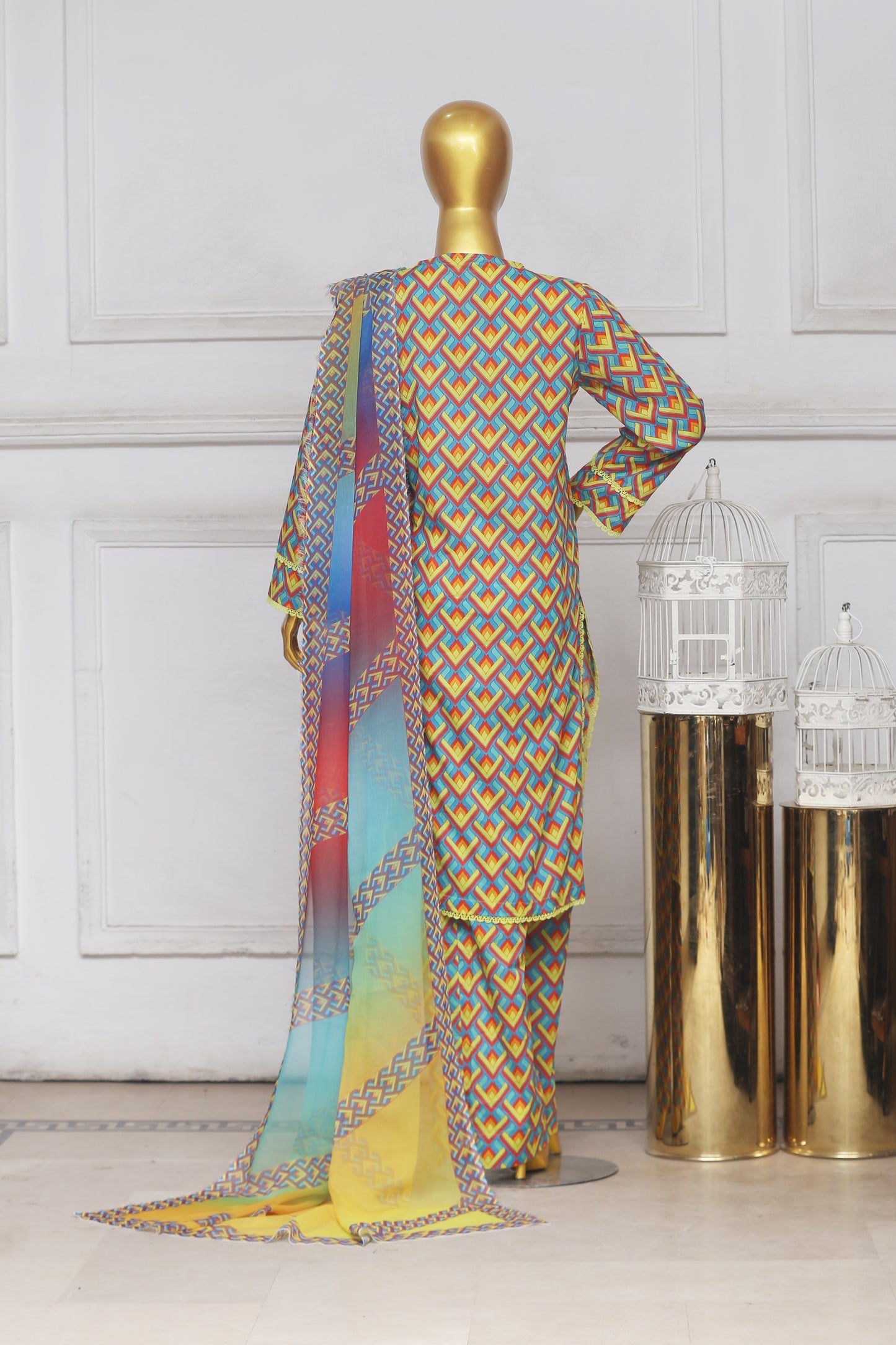 Zoha By Anaya Noor Print Bana Dora 3-PC