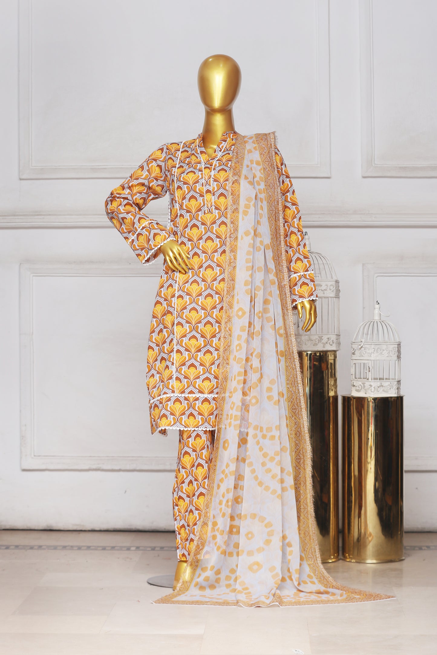 Zoha By Anaya Noor Print Bana Dora 3-PC
