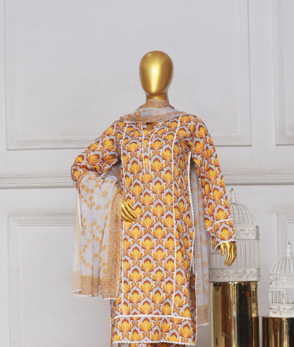 Zoha By Anaya Noor Print Bana Dora 3-PC
