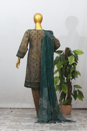 Zarnish By Anaya Noor Heavy Emb Lawn 3PC