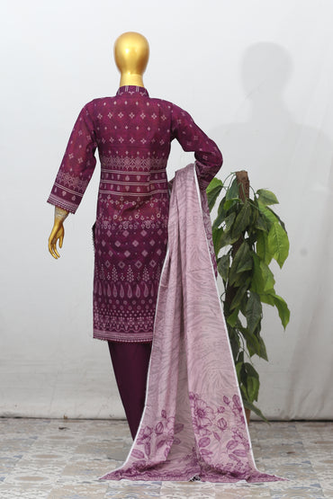 Zarnish By Anaya Noor Heavy Emb Lawn 3PC