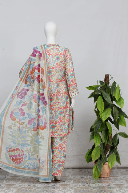 Shahnai By Anaya Noor All Over Printed & Emb Lawn 3PC