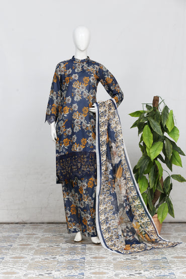 Shahnai By Anaya Noor All Over Printed & Emb Lawn 3PC