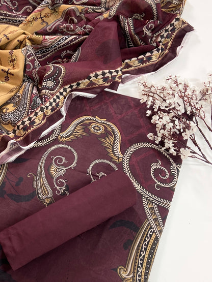 Sule By Zara Shahjahan Digital Printed Lawn 3PC