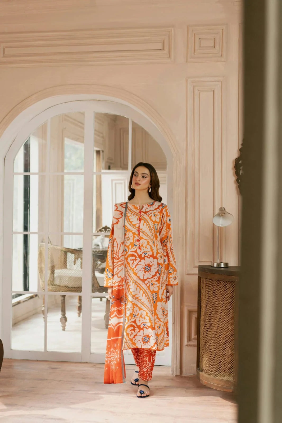 Baroque Digital Printed Lawn 3PC