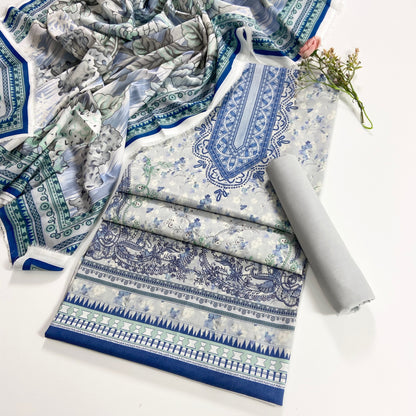 Mashaim Digital Printed Lawn 3PC