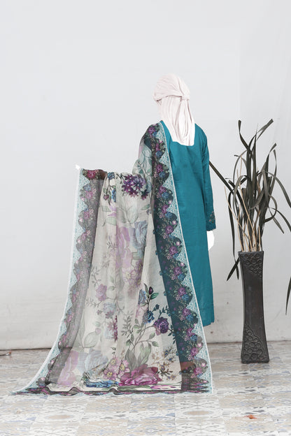 Zarqash By Anaya Noor Bana Dora Emb 3PC