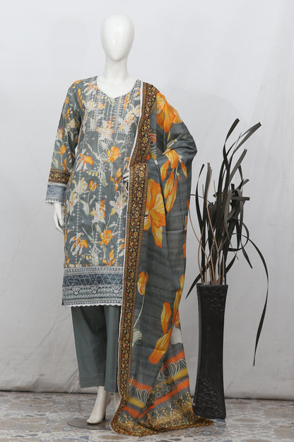 Fantak By Anaya Noor Heavy Emb Lawn 3PC