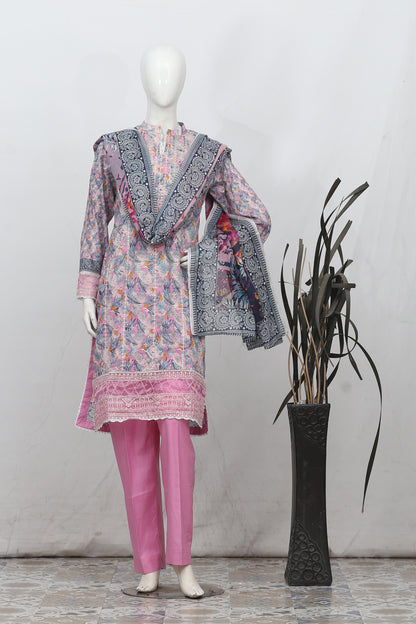 Fantak By Anaya Noor Heavy Emb Lawn 3PC