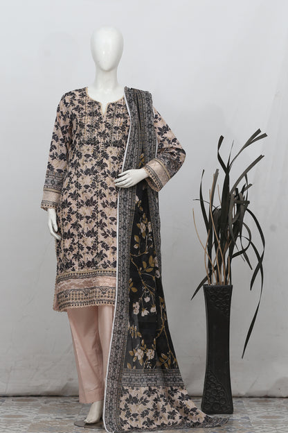 Fantak By Anaya Noor Heavy Emb Lawn 3PC