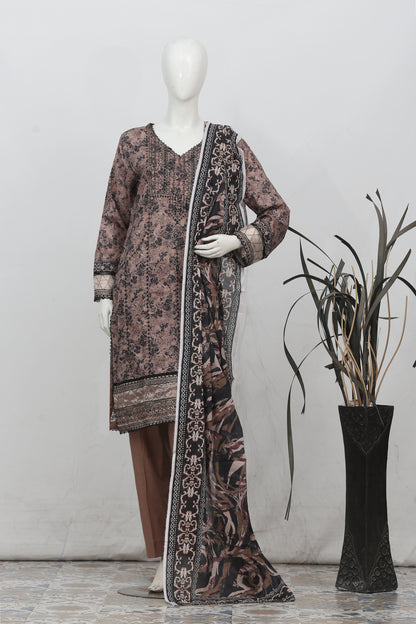 Fantak By Anaya Noor Heavy Emb Lawn 3PC