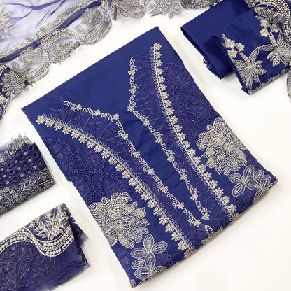 Aneelas Luxury Embroidered Lawn 3PC