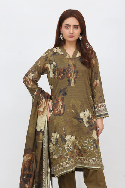 Phoolkari By Anaya Noor Printed Bana Dora Lawn 3PC