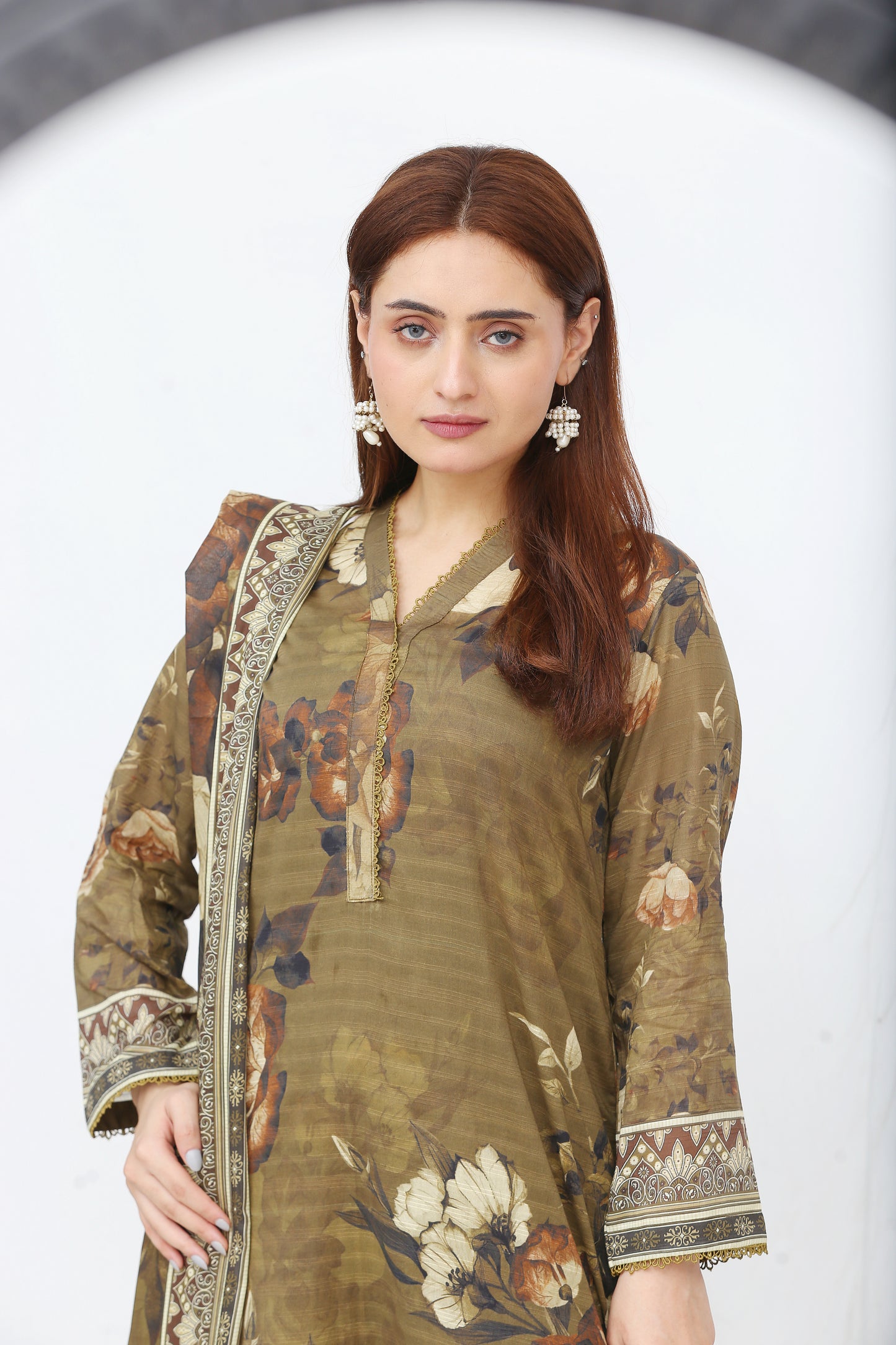 Phoolkari By Anaya Noor Printed Bana Dora Lawn 3PC