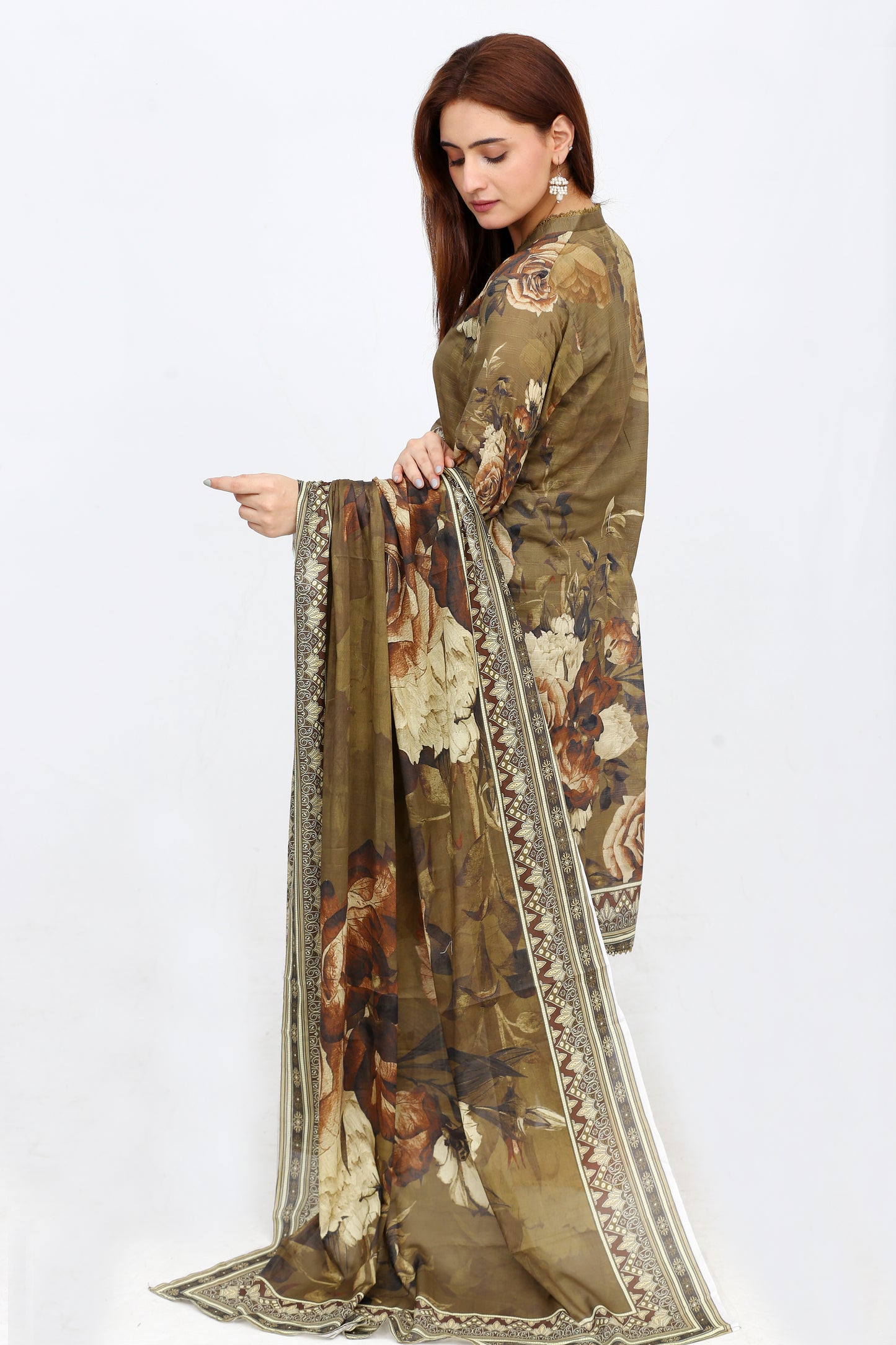 Phoolkari By Anaya Noor Printed Bana Dora Lawn 3PC