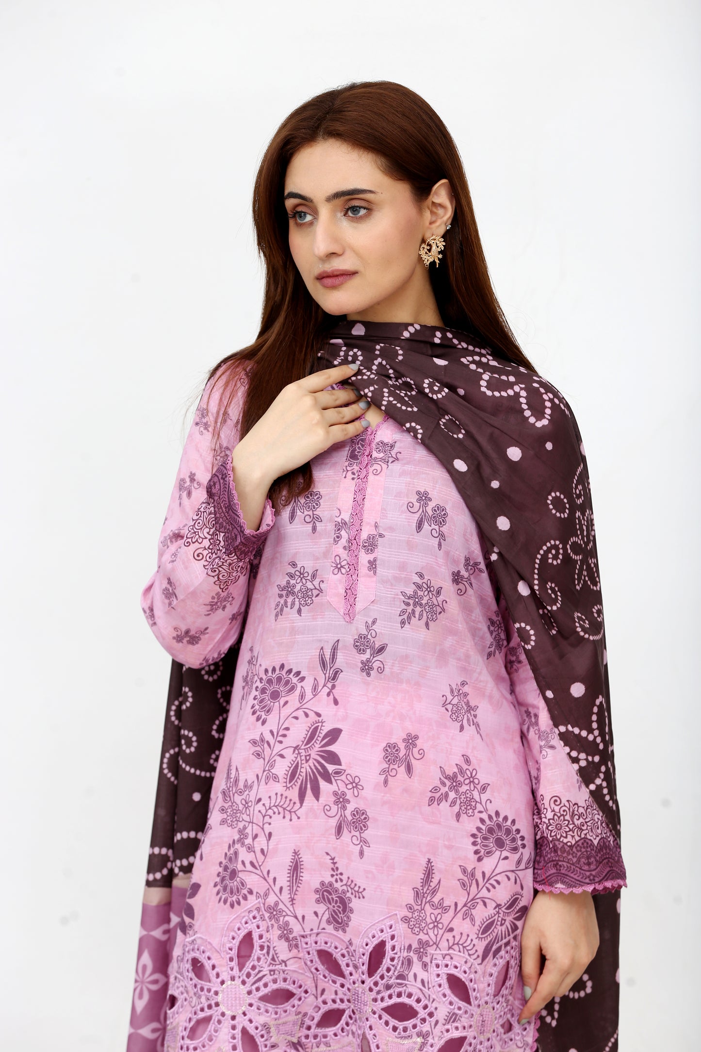 Phoolkari By Anaya Noor Printed Bana Dora Lawn 3PC