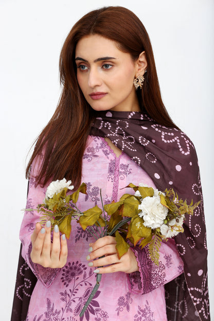 Phoolkari By Anaya Noor Printed Bana Dora Lawn 3PC