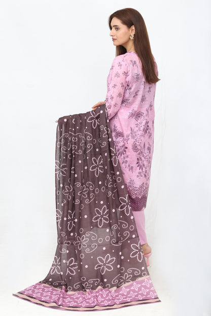 Phoolkari By Anaya Noor Printed Bana Dora Lawn 3PC