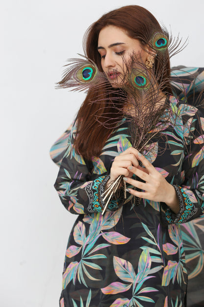 Phoolkari By Anaya Noor Printed Bana Dora Lawn 3PC