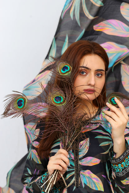 Phoolkari By Anaya Noor Printed Bana Dora Lawn 3PC