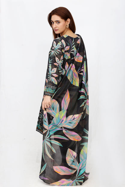 Phoolkari By Anaya Noor Printed Bana Dora Lawn 3PC