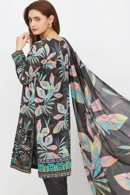Phoolkari By Anaya Noor Printed Bana Dora Lawn 3PC