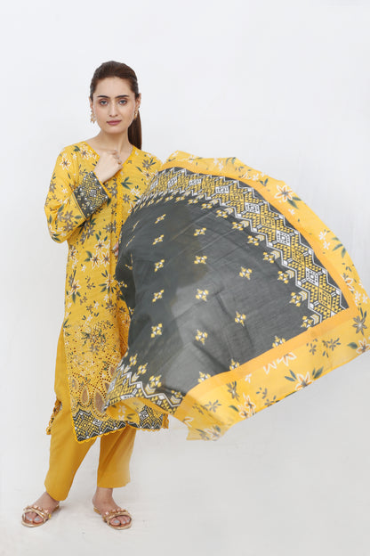 Phoolkari By Anaya Noor Printed Bana Dora Lawn 3PC